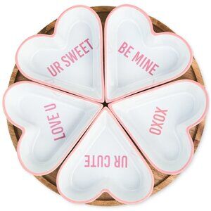 The Cellar Valentine S Day Lazy Susan & Bowls